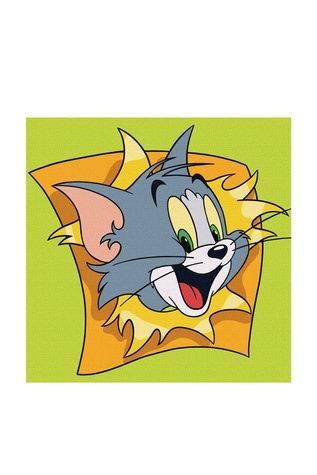 Набор для росписи по номерам для детей WB "Tom and Jerry: Веселі пригоди" 25х25см Ідейка KHO1366 ЦБ-00299260 фото