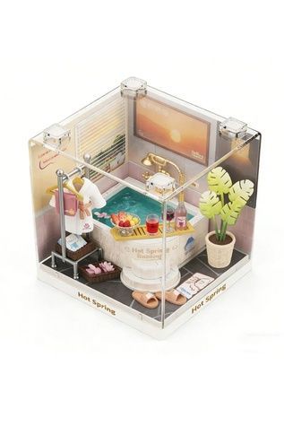 Конструктор-румбокс MINI HOUSE серії &laquo;Інтер'єр Міні&raquo; &ndash; ТЕРМАЛЬНА КУПАЛЬНЯ MINI HOUSE 8041 ЦБ-00296708 фото