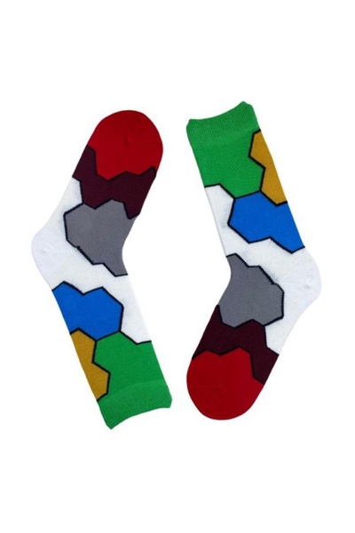Шкарпетки чоловічі, соти 40-42 колір білий ЦБ-00188259 SKT000837366 фото