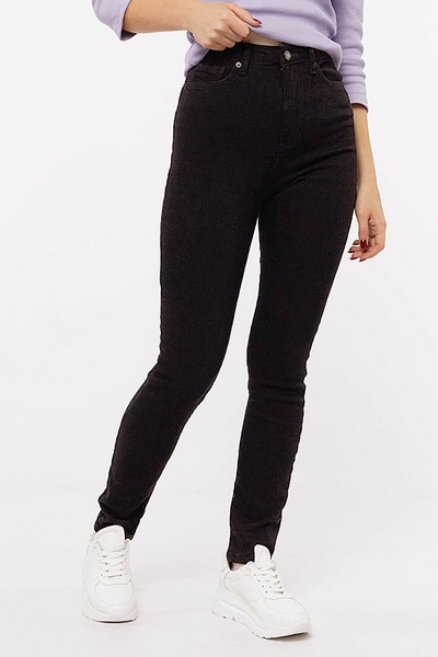 Жіночі джинси 44 колір чорний ЦБ-00201404 SKT000870270 фото