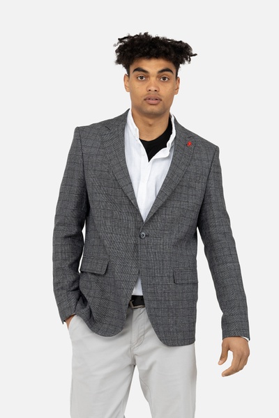 Чоловічий піджак 56 колір темно-сірий ЦБ-00245642 SKT000982357 фото