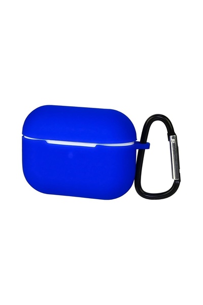 Чохол силіконовий з карабіном для Apple AirPods 3 колір №03 колір синій ЦБ-00200544 SKT000868635 фото