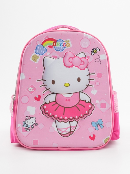 Школьный портфель с 3D принтом Hello Kitty цвет розовый ЦБ-00226403 SKT000924216 фото