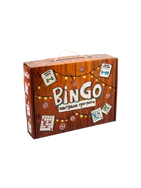 Настільна гра-лото - "BinGo" колір різнокольоровий ЦБ-00199038 SKT000865012 фото