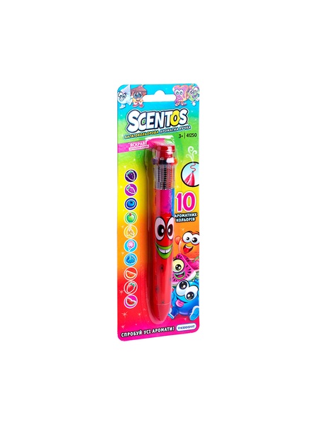 Багатокольорова ароматна кулькова ручка колір різнокольоровий ЦБ-00162688 SKT000551758 фото