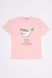 Жіноча футболка 40 колір рожевий ЦБ-00191256 SKT000845317 фото 1