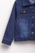 Куртка джинсова коротка на дівчинку 134 колір темно-синій ЦБ-00114287 SKT000509420 фото 2