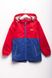 Куртка коротка на хлопчика 128 колір червоно-синій ЦБ-00151330 SKT000516312 фото 1