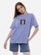 Жіноча футболка оверсайз 42 колір бузковий ЦБ-00219241 SKT000906774 фото 1