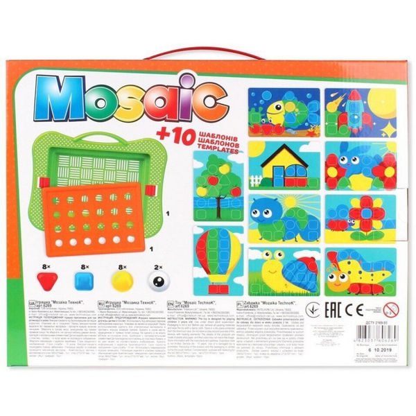 Іграшка "Мозаїка" колір різнокольоровий ЦБ-00108933 SKT000434806 фото