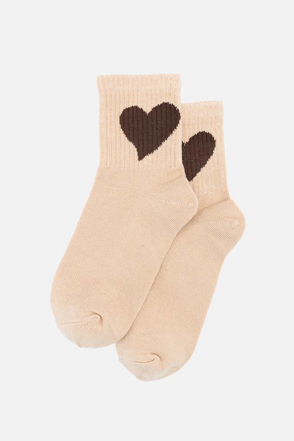 Шкарпетки для дівчинки 31-34 колір бежевий ЦБ-00254929 SKT001006210 фото