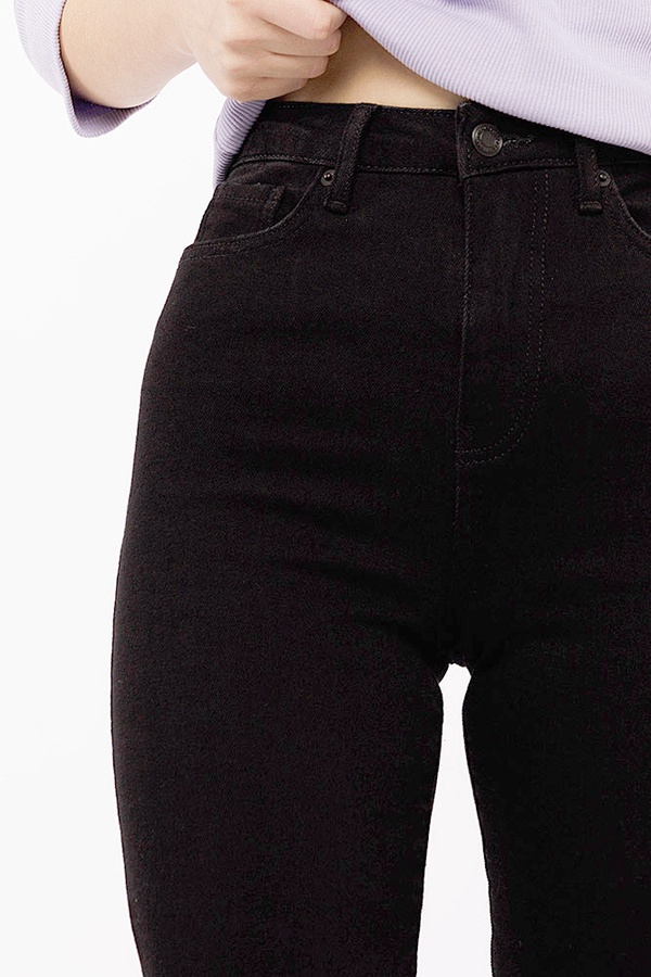 Женские джинсы 44 цвет черный ЦБ-00201404 SKT000870270 фото