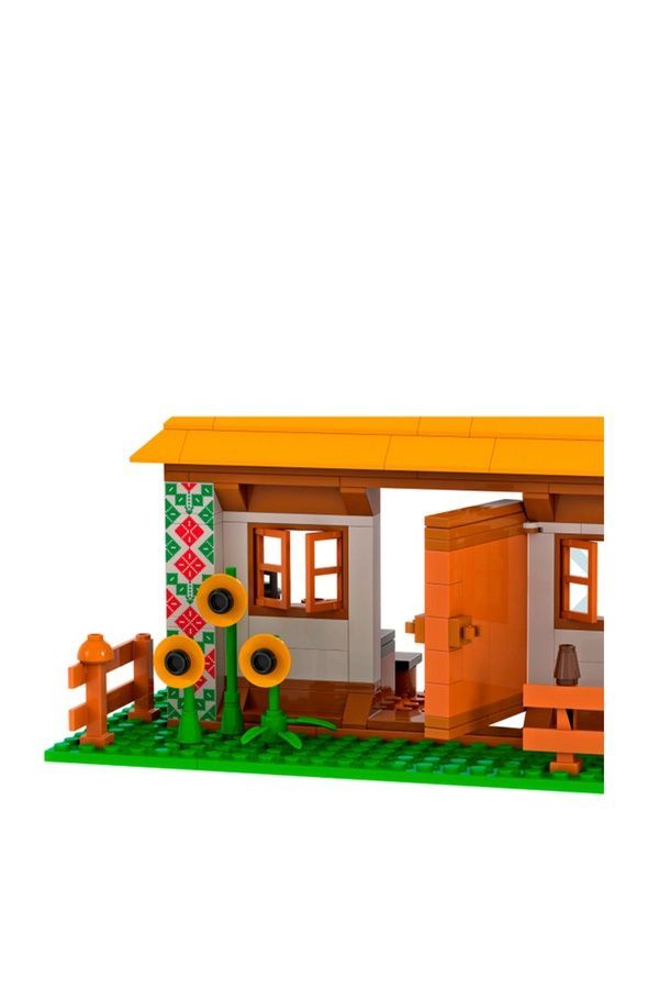 Конструктор IBLOCK Junior Mavka Українська хатка IBLOCK PL-921-521 ЦБ-00261547 фото