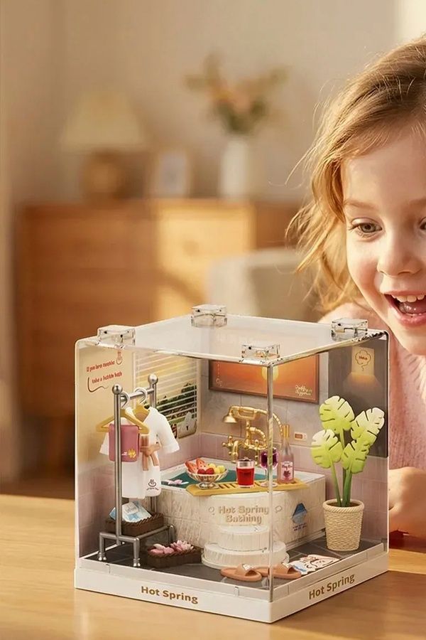 Конструктор-румбокс MINI HOUSE серії &laquo;Інтер'єр Міні&raquo; &ndash; ТЕРМАЛЬНА КУПАЛЬНЯ MINI HOUSE 8041 ЦБ-00296708 фото