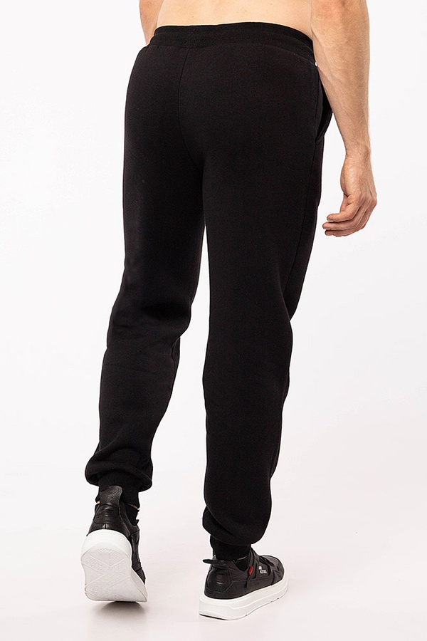 Чоловічі спортивні штани 44 колір чорний ЦБ-00198172 SKT000863197 фото