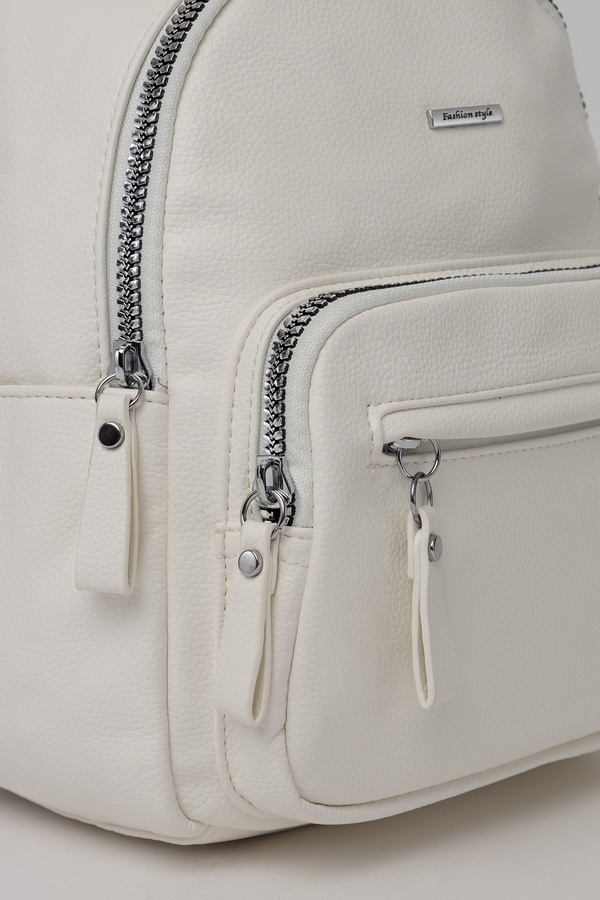 Жіночий рюкзак колір білий ЦБ-00244025 SKT000970050 фото