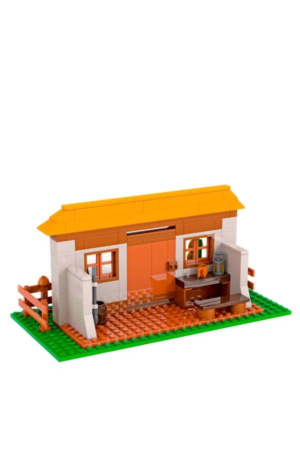 Конструктор IBLOCK Junior Mavka Українська хатка IBLOCK PL-921-521 ЦБ-00261547 фото