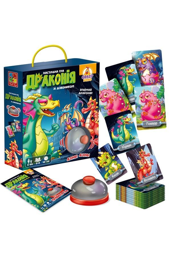 Настольная игра Vladi Toys со звонком. "Дракония" Vladi Toys VT8010-12 ЦБ-00298547 фото