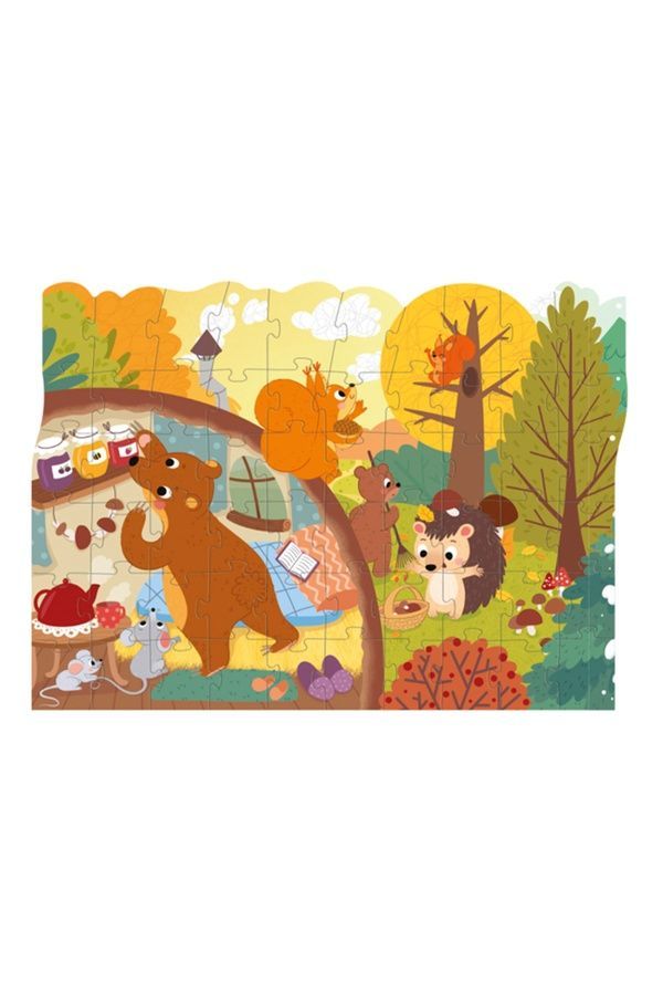 Пазл Уборка в лесу, 60 элементов DoDo 300413 ЦБ-00286044 фото