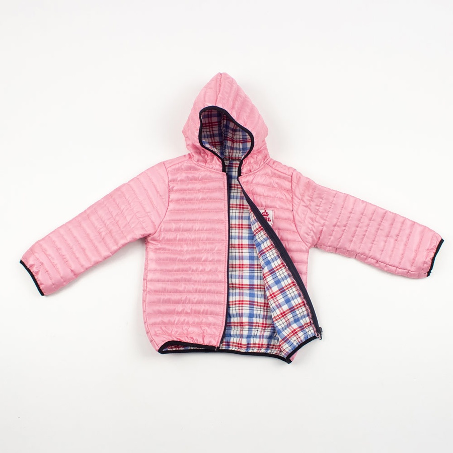 Куртка короткая на девочку 110 цвет розовый ЦБ-00148438