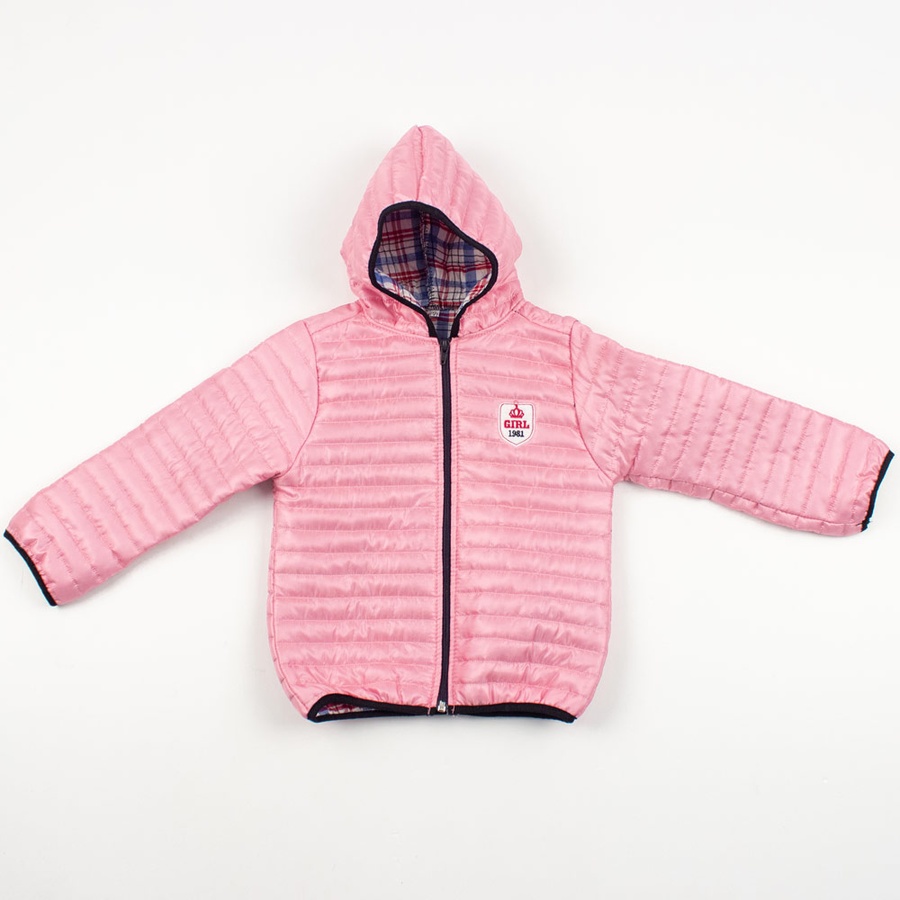 Куртка короткая на девочку 110 цвет розовый ЦБ-00148438