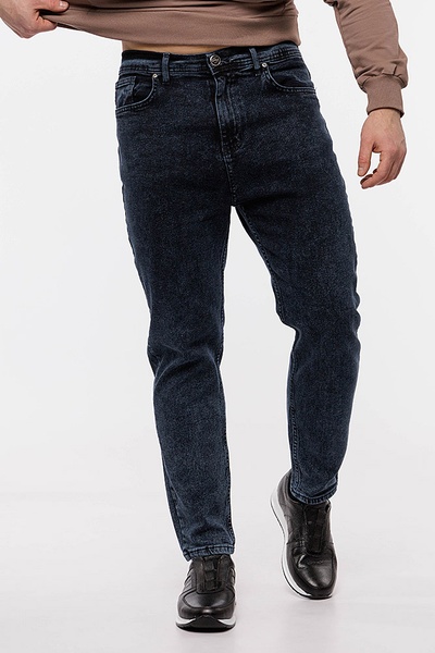Чоловічі джинси бойфренд 44 колір темно-синій ЦБ-00210858 SKT000891096 фото