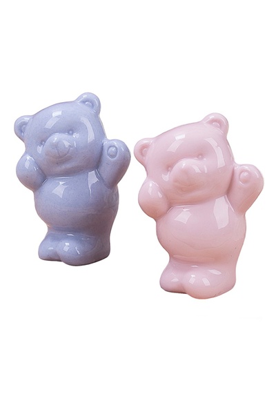Статуетка ведмідь колір різнокольоровий ЦБ-00242727 SKT000965497 фото
