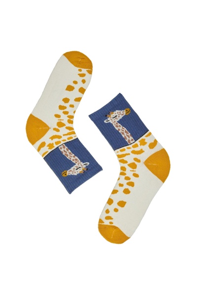 Шкарпетки чоловічі, жирафа 40-42 колір синій ЦБ-00188261 SKT000837367 фото