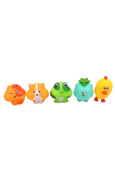 Набір іграшок для купання "Тваринки" колір різнокольоровий ЦБ-00238826 SKT000957498 фото