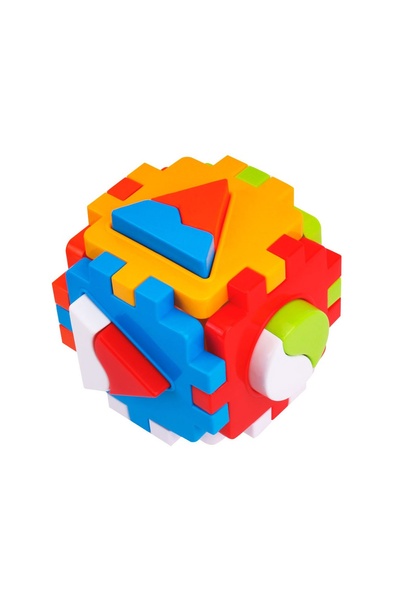 Іграшка куб "Розумний малюк Логіка 1" колір різнокольоровий 00-00034390 SKT000034374 фото