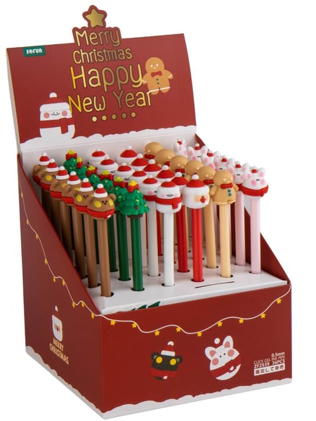 Ручка "Merry Christmas" колір різнокольоровий ЦБ-00231593 SKT000936884 фото