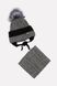 Комплект шапка-шарф на хлопчика 42-44 колір темно-сірий ЦБ-00201710 SKT000871162 фото 1