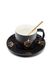 Чашка с блюдцем и ложкой "Tea time" цвет черный ЦБ-00235224 SKT000945627 фото 2