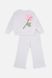 Костюм з штанами для дівчинки колір світло-сірий 98 ЦБ-00283902 фото 1