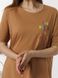 Жіноча нічна сорочка 44 колір бежевий ЦБ-00218709 SKT000905102 фото 2