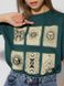 Жіноча футболка регуляр 42 колір зелений ЦБ-00219212 SKT000906667 фото 2