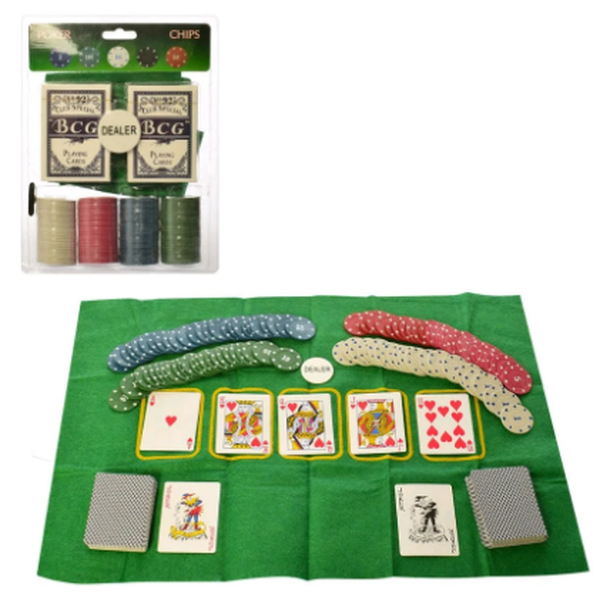 Настільна гра "Покер" колір різнокольоровий ЦБ-00136160 SKT000481352 фото