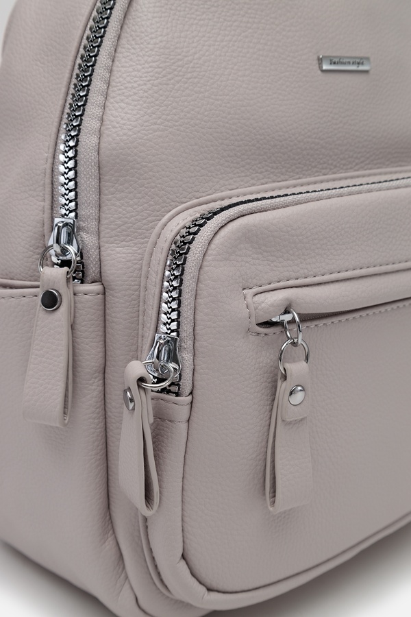 Жіночий рюкзак колір сірий ЦБ-00244026 SKT000970051 фото