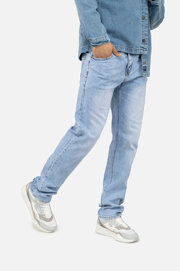 Чоловічі джинси 44 колір блакитний ЦБ-00246651 SKT000985044 фото