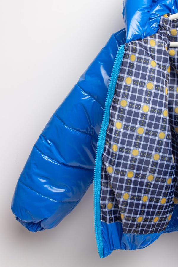 Куртка коротка на хлопчика 122 колір блакитний ЦБ-00158233 SKT000536006 фото