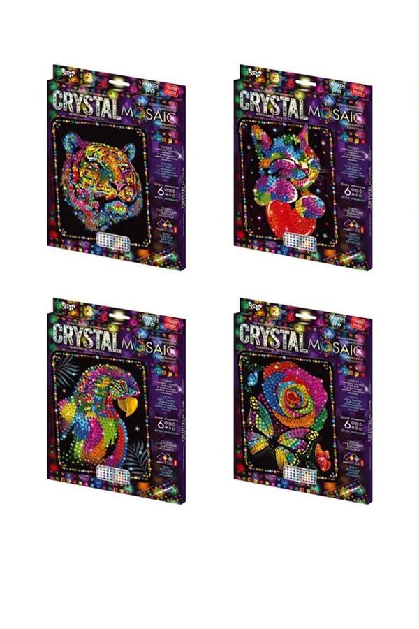 Креативна творчість "CRYSTAL MOSAIC" Danko Toys CRM-02-01,02,03,04...10 ЦБ-00199443 фото