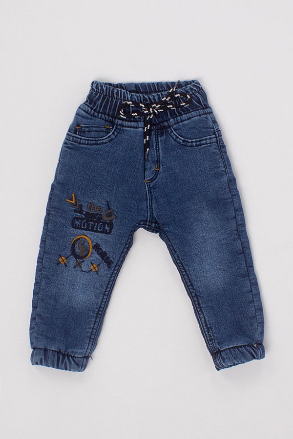 Джогери джинсові для хлопчика 86 колір синій ЦБ-00170551 SKT000570311 фото