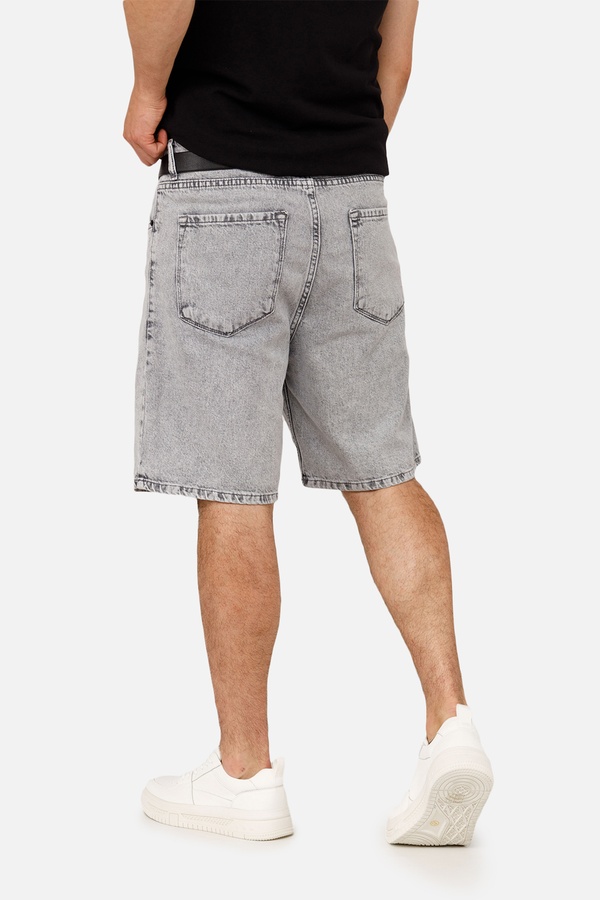 Мужские джинсовые шорты carrot 56 цвет серый ЦБ-00249884 SKT000992200 фото