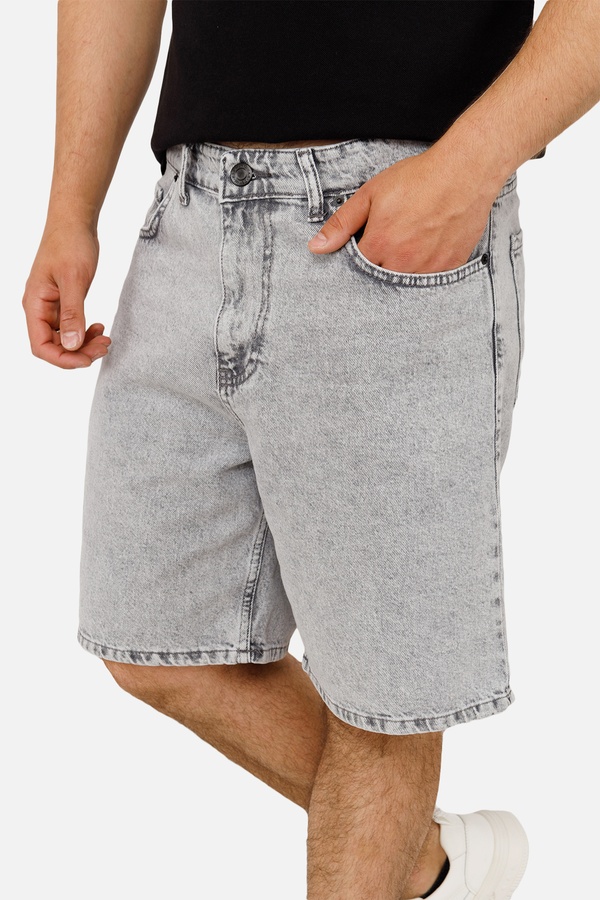 Чоловічі джинсові шорти carrot 56 колір сірий ЦБ-00249884 SKT000992200 фото