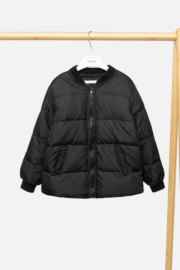 Куртка для дівчинки 122 колір чорний ЦБ-00242822