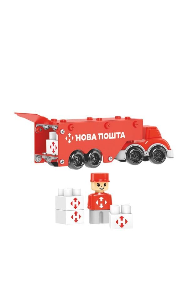 Конструктор металлический Фура Новая почта Technok Toys 1416 ЦБ-00282346 фото