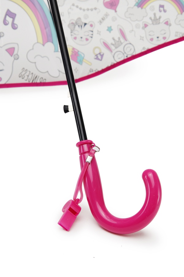 Прозора парасолька для дівчинки колір рожевий ЦБ-00249351 SKT000991106 фото