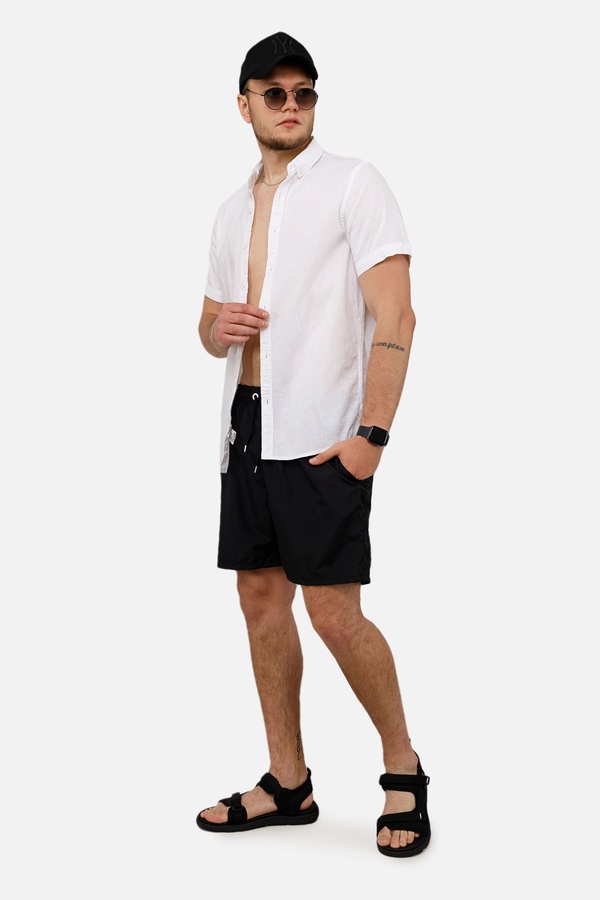 Мужские пляжные шорты 60 цвет черный ЦБ-00250604 SKT000993758 фото