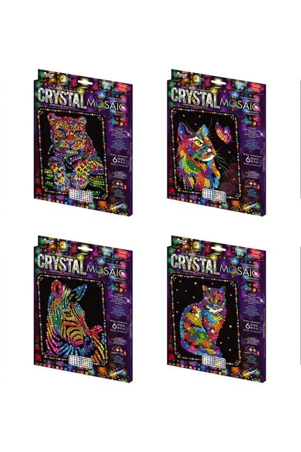 Креативна творчість "CRYSTAL MOSAIC" Danko Toys CRM-02-01,02,03,04...10 ЦБ-00199443 фото