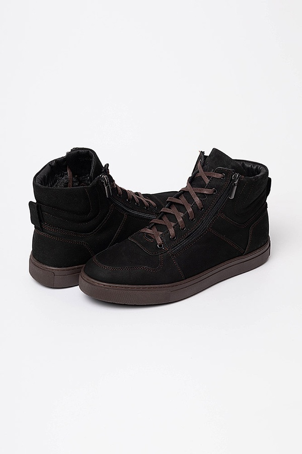Чоловічі черевики 42 колір темно-коричневий ЦБ-00196216 SKT000858801 фото